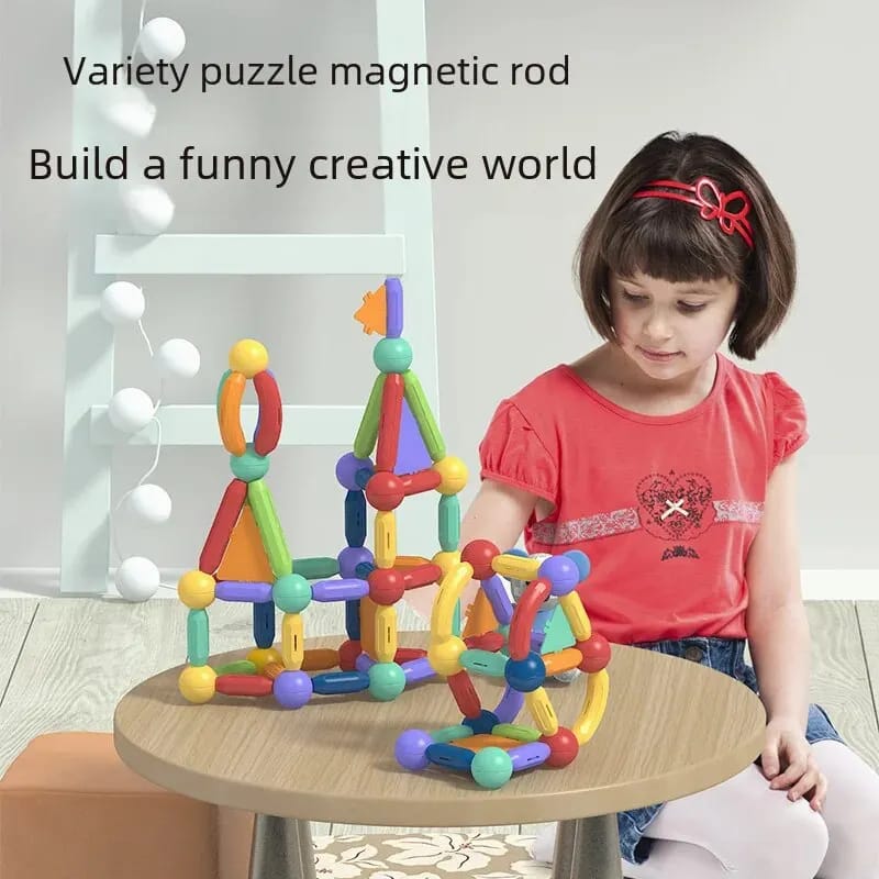 25 Pics Colourful Magnetic Puzzle Toy Game R