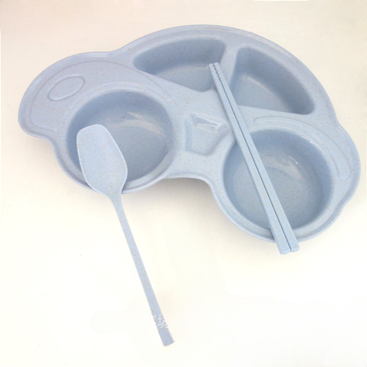 1 Pics Car Shaped Plate For Kids
