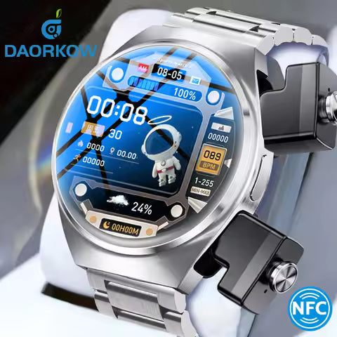 New Smart Watch TWS 2-in-1 Bluetooth Earphones HIFI 9D Sound Quality Bluetooth Call For Men and Women Sports Smartwatches