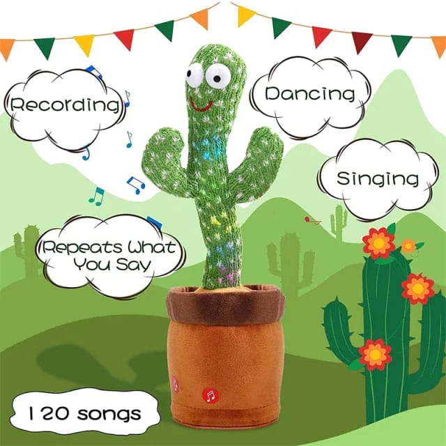 Dancing and Talking Cactus Toy for Kids Regular