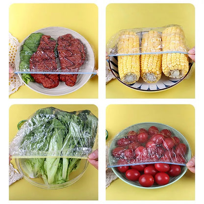 100 pics Disposable Colourful Food wraps