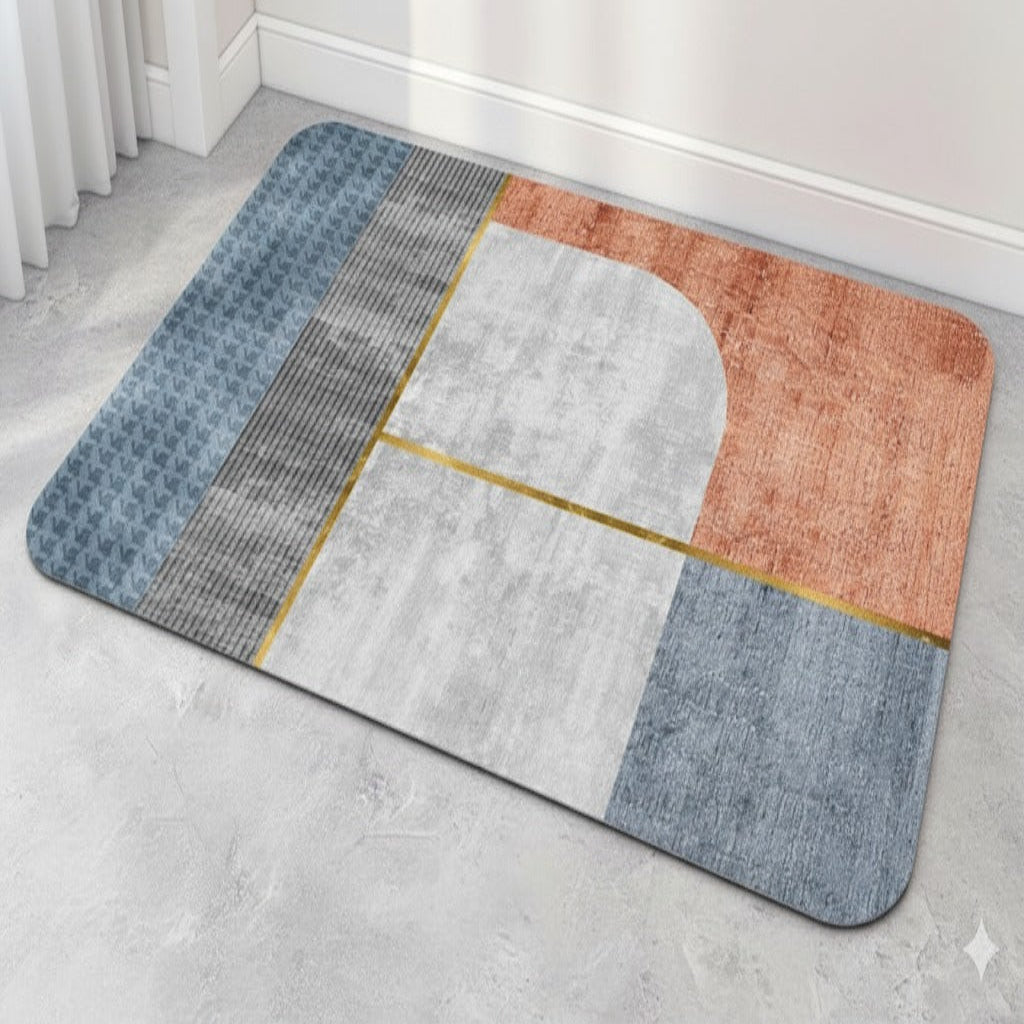 Water Absorbent Bathroom Door Mat Regular