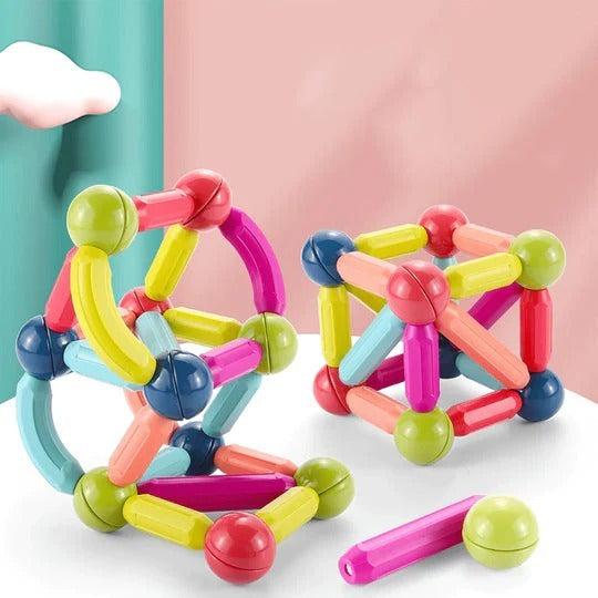 25 Pics Colourful Magnetic Puzzle Toy Game R