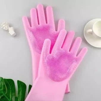 Magic Washing Gloves - Pair Of Silicone Washing Gloves R