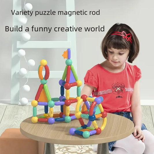 25 Pics Colourful Magnetic Puzzle Toy Game R