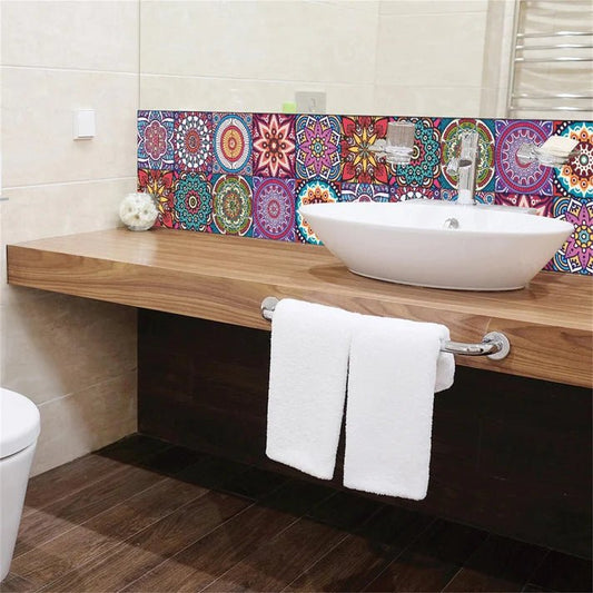 24pcs Self Adhesive Tile Stickers for Home Decor