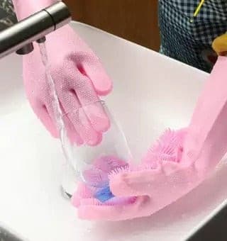 Magic Washing Gloves - Pair Of Silicone Washing Gloves R